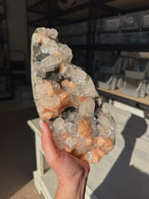 Load image into Gallery viewer, Zeolite freeform (apophyllite, stilbite, black druzy chalcedony)