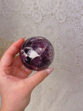 Load image into Gallery viewer, Gem AAA grade lepidolite sphere