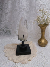 Load image into Gallery viewer, Clear quartz lemurian spinning stand