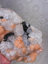 Load image into Gallery viewer, Zeolite freeform (apophyllite, stilbite, black druzy chalcedony)