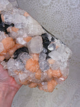 Load image into Gallery viewer, Zeolite freeform (apophyllite, stilbite, black druzy chalcedony)