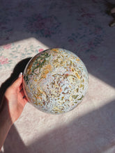 Load image into Gallery viewer, Magical 21pounds 7oz cosmic sea jasper sphere 🩵