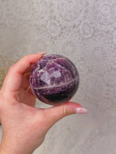 Load image into Gallery viewer, Gem AAA grade lepidolite sphere