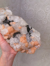 Load image into Gallery viewer, Zeolite freeform (apophyllite, stilbite, black druzy chalcedony)