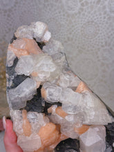 Load image into Gallery viewer, Zeolite freeform (apophyllite, stilbite, black druzy chalcedony)