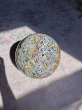 Load image into Gallery viewer, Magical 21pounds 7oz cosmic sea jasper sphere 🩵