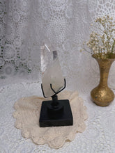 Load image into Gallery viewer, Clear quartz lemurian spinning stand