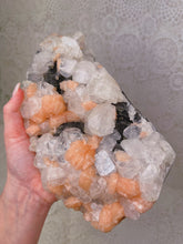 Load image into Gallery viewer, Zeolite freeform (apophyllite, stilbite, black druzy chalcedony)