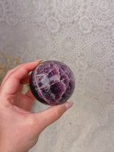 Load image into Gallery viewer, Gem AAA grade lepidolite sphere