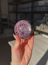 Load image into Gallery viewer, Gem AAA grade lepidolite sphere