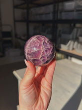 Load image into Gallery viewer, Gem AAA grade lepidolite sphere