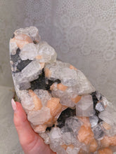 Load image into Gallery viewer, Zeolite freeform (apophyllite, stilbite, black druzy chalcedony)