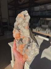 Load image into Gallery viewer, Zeolite freeform (apophyllite, stilbite, black druzy chalcedony)