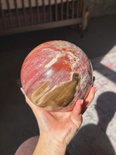 Load image into Gallery viewer, XL Petrified wood sphere

