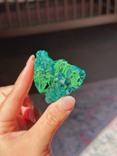 Load image into Gallery viewer, Dioptase with druzy malachite
