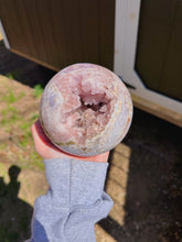 Load image into Gallery viewer, Pink amethyst sphere
