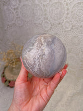 Load image into Gallery viewer, Flower agate sphere
