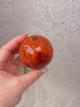 Load image into Gallery viewer, Carnelian sphere
