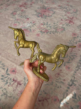 Load image into Gallery viewer, Vintage Brass unicorn (2 available)

