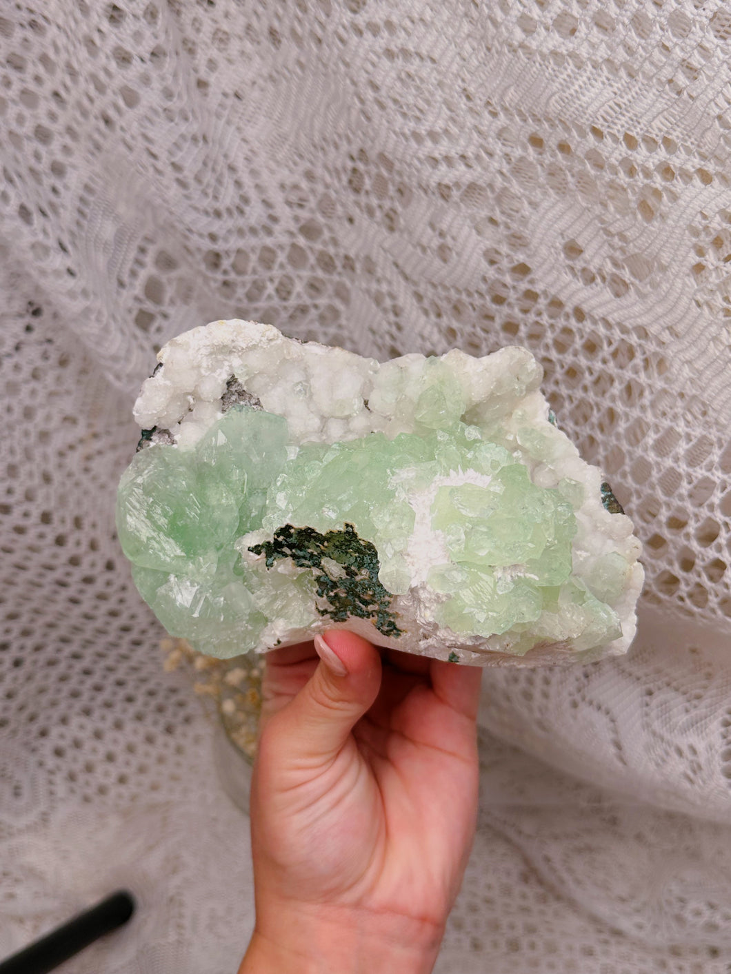 Green apophyllite