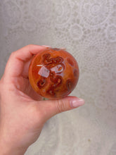 Load image into Gallery viewer, Carnelian sphere
