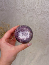 Load image into Gallery viewer, Gem AAA grade lepidolite sphere
