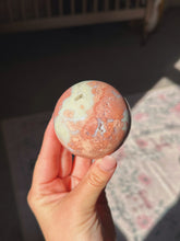 Load image into Gallery viewer, Petal agate sphere
