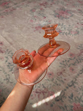 Load image into Gallery viewer, Vintage pink glass stand (2 available)
