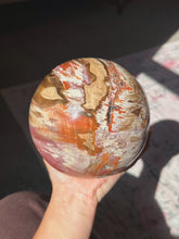 Load image into Gallery viewer, XL Petrified wood sphere
