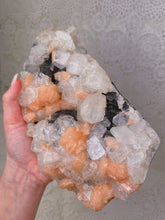 Load image into Gallery viewer, Zeolite freeform (apophyllite, stilbite, black druzy chalcedony)
