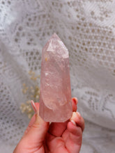 Load image into Gallery viewer, Rose quartz tower
