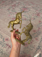 Load image into Gallery viewer, Vintage Brass unicorn (2 available)
