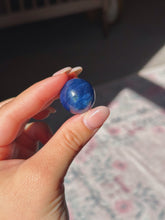 Load image into Gallery viewer, AAA quality mini kyanite sphere
