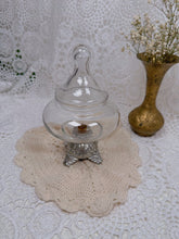 Load image into Gallery viewer, Vintage glass candy jar
