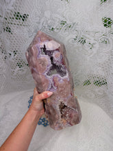 Load image into Gallery viewer, Pink amethyst tower
