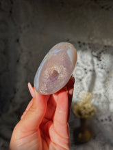 Load image into Gallery viewer, Amethyst &amp; orca agate palmstone
