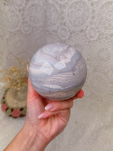 Load image into Gallery viewer, Flower agate sphere
