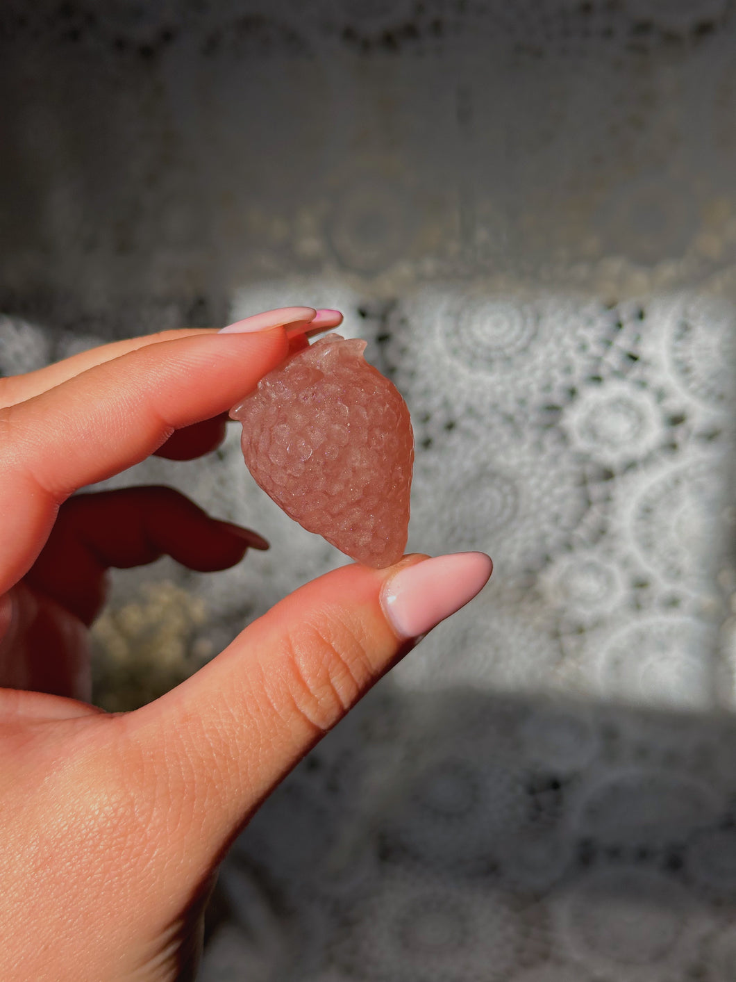 Strawberry quartz strawberry