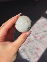 Load image into Gallery viewer, Old stock ocean jasper sphere
