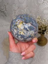Load image into Gallery viewer, Ocean/sea jasper sphere
