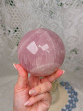 Load image into Gallery viewer, Rose quartz sphere

