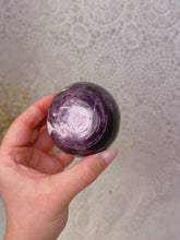 Load image into Gallery viewer, Gem AAA grade lepidolite sphere
