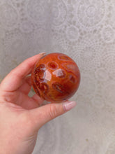 Load image into Gallery viewer, Carnelian sphere
