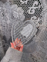 Load image into Gallery viewer, Antique glass heart box (2 available)
