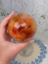 Load image into Gallery viewer, Carnelian sphere
