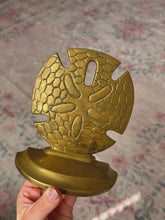 Load image into Gallery viewer, Vintage Brass sand dollar
