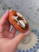 Load image into Gallery viewer, Carnelian &amp; orca agate heart
