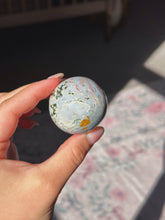 Load image into Gallery viewer, Cosmic/sea jasper sphere
