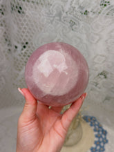 Load image into Gallery viewer, Rose quartz sphere
