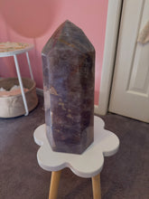 Load image into Gallery viewer, Blurple smoky statement rose quartz (over 24 pounds)
